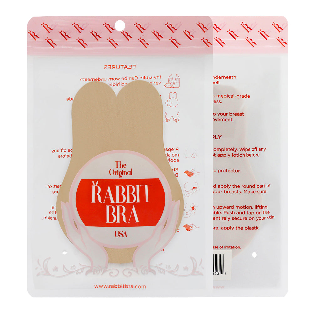 The Original Rabbit Bra® PushUp Sticky Bra, Invented (100+ 5 Star Reviews)